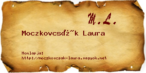 Moczkovcsák Laura névjegykártya